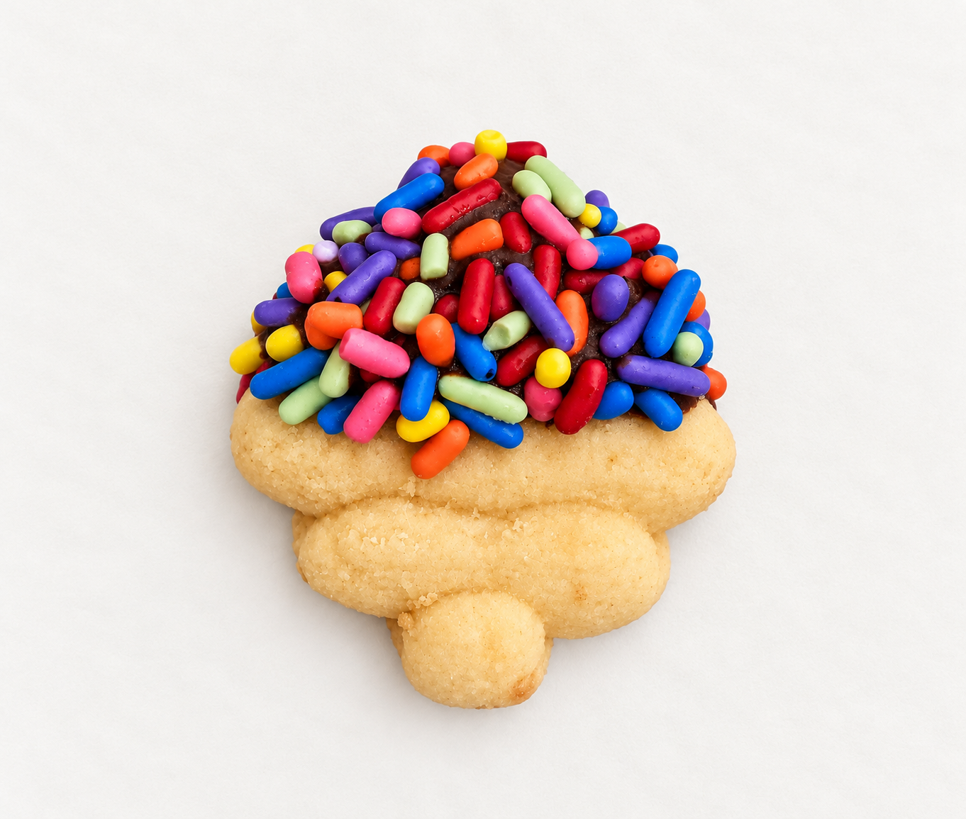 Franie’s Rainbow Sprinkle Cookie with the updated off-white background